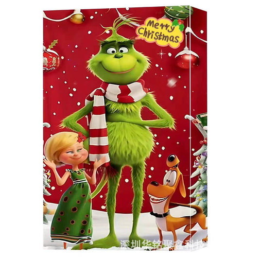 Grinch Christmas Advent Calendar with 24 Surprise Pcs