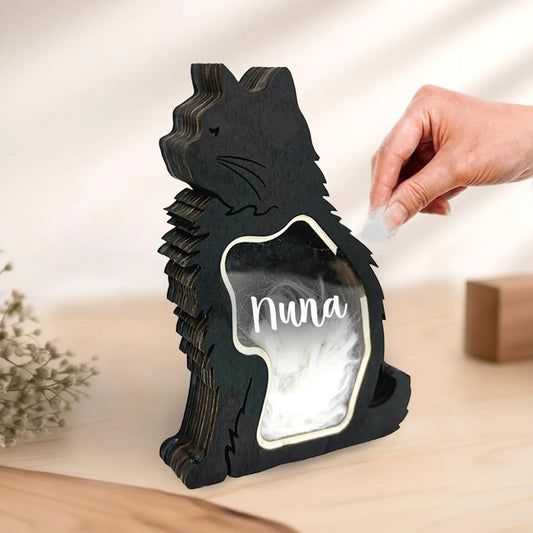 Wooden Pet Hair Storage Box - A Keepsake for Dog Lovers