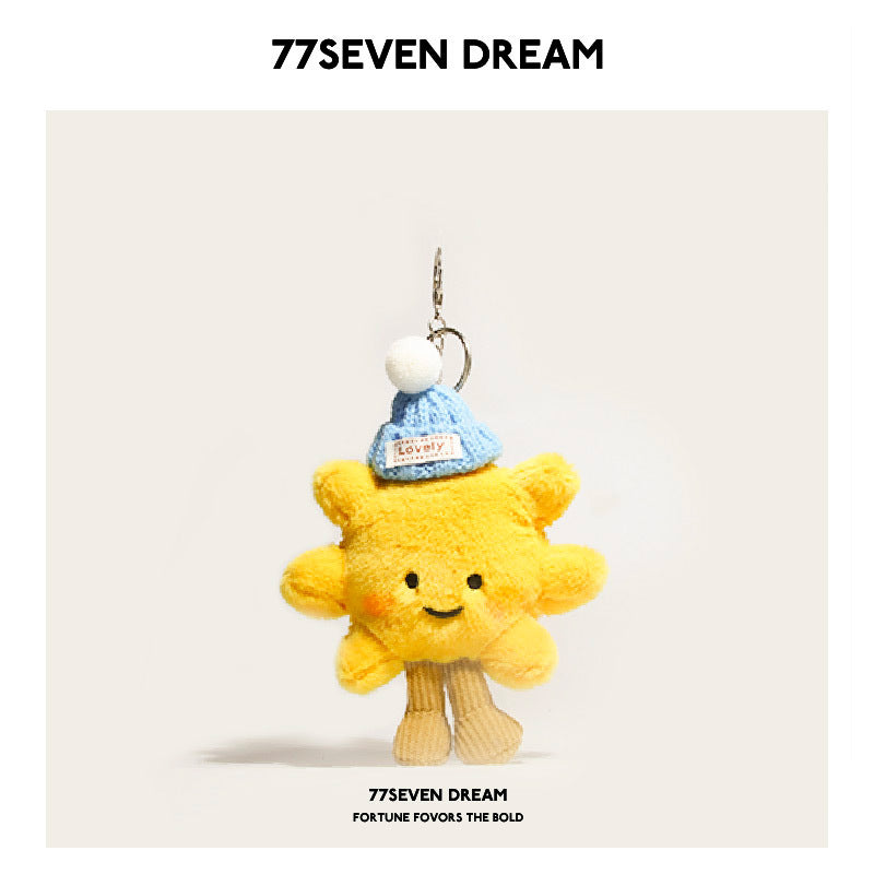 Super Cute Sunflower Backpack Plush Doll Pendant