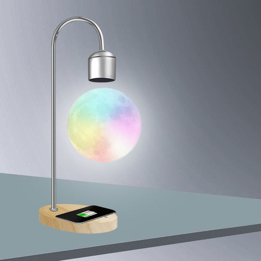 Super Color Temperature Elegant Black Magnetic Levitation Moon Lamp Romantic Night Light Home Decor Gift