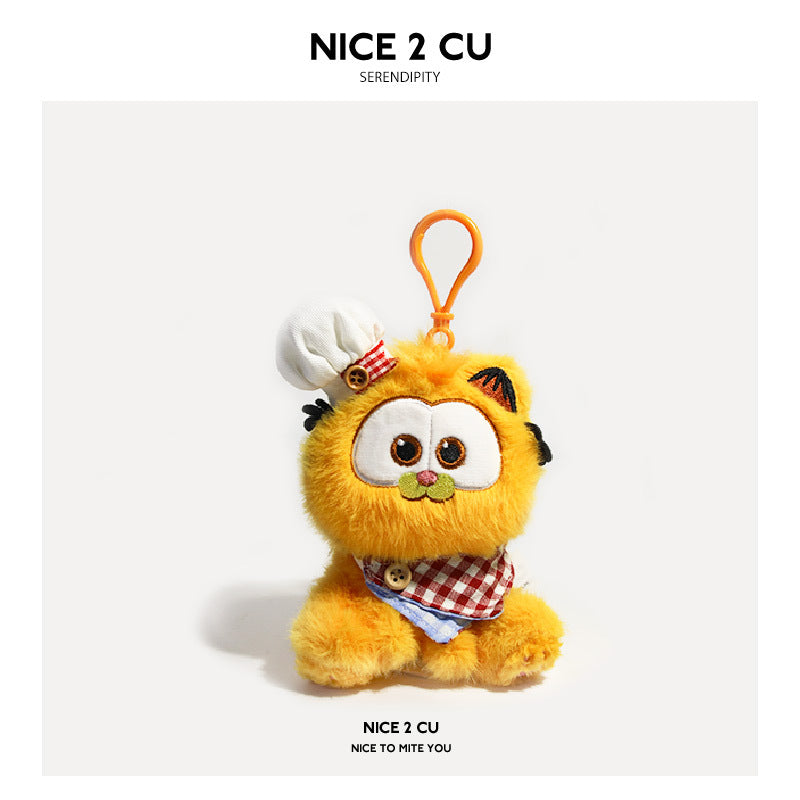 Official Genuine Little Garfield Plush Toy Movie Garfield Family Same Style Garfield Cat Plush Toy