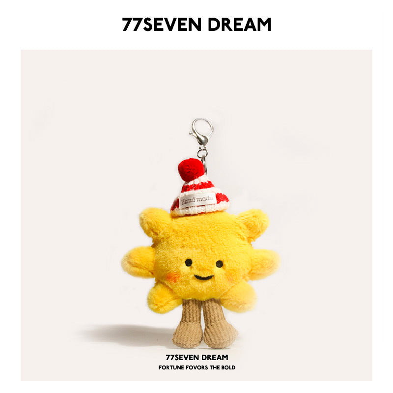 Super Cute Sunflower Backpack Plush Doll Pendant