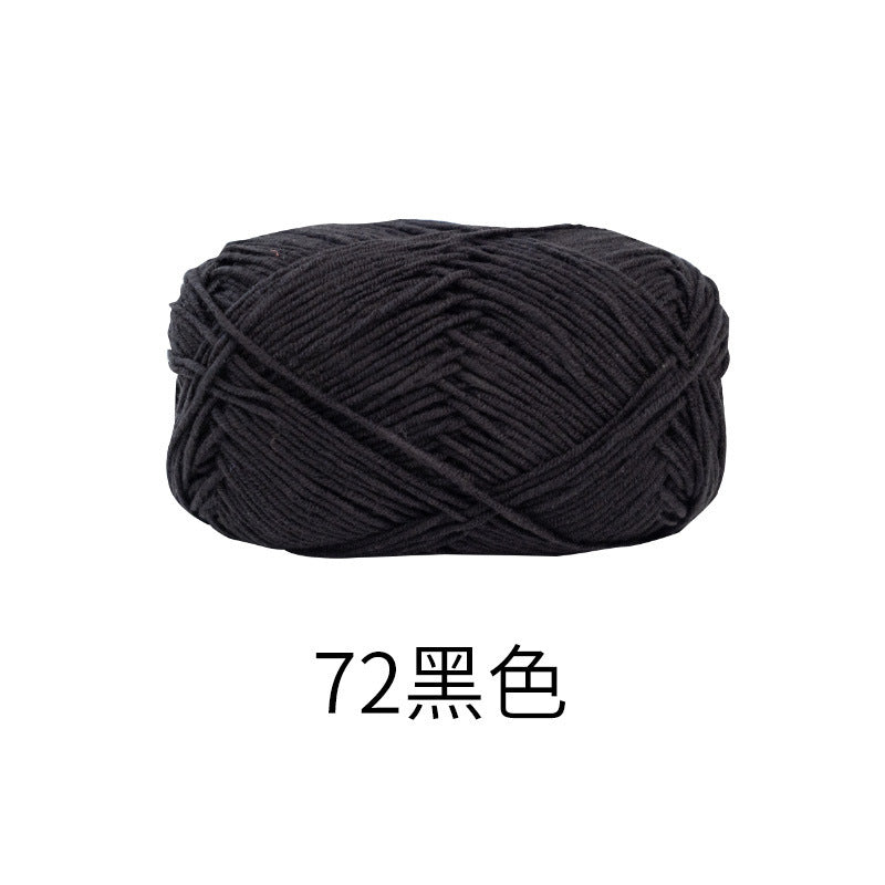 Snow Fairy Cute Doll No. 2 4-Ply Combed Cotton Milk Handmade Crochet DIY Knitting Kit Doll Yarn Ball