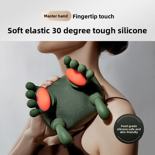 Multifunctional Shoulder Neck Massager Home Use Massage Instrument with Heat Rub Function