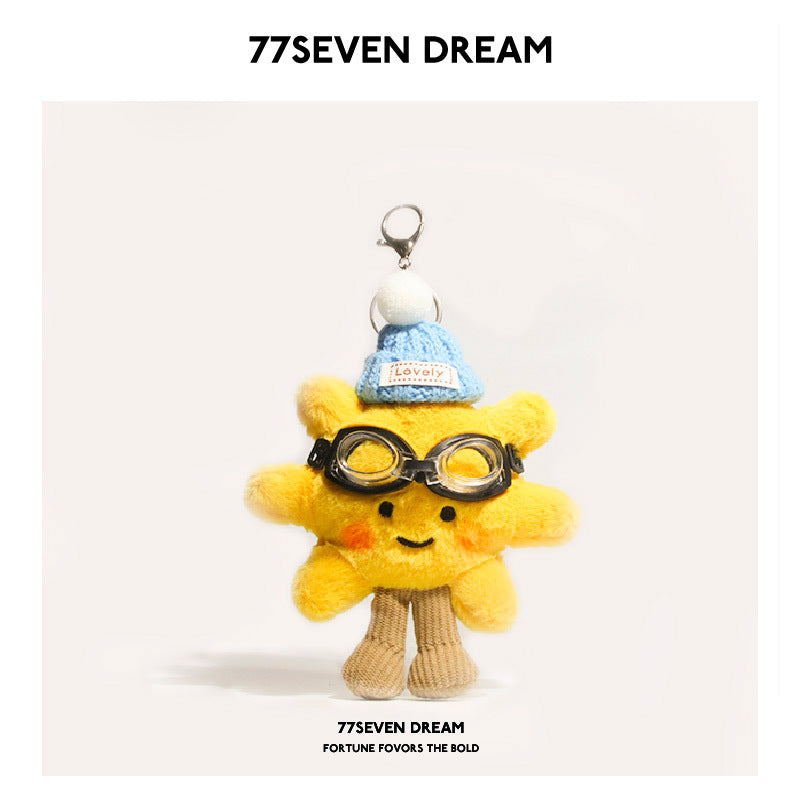 Super Cute Sunflower Backpack Plush Doll Pendant