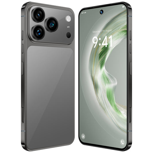 i17 Pro Max 5G Smartphone - 7.3 Inch Display, 16GB RAM 1TB Storage, 78MP+108MP Camera, 8000mAh Battery, Dual SIM, Android 15, Snapdragon 8 Gen 4, Expandable Storage, Black White Gold Colors