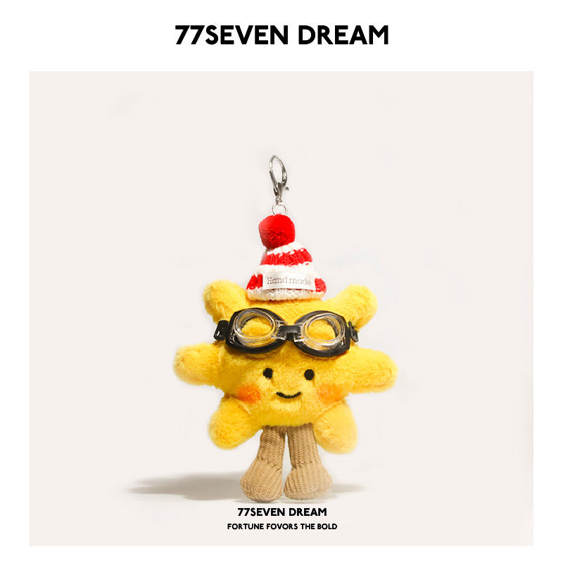 Super Cute Sunflower Backpack Plush Doll Pendant