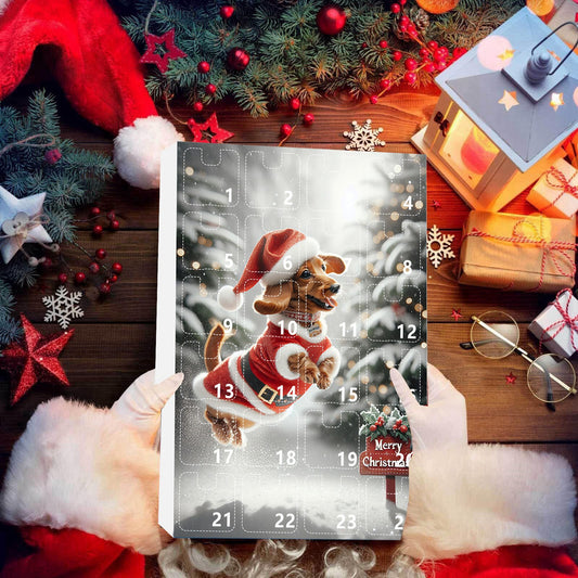 Sausage Dog Cup Holder in Christmas Coming Blind Box for Holiday Home Ambiance