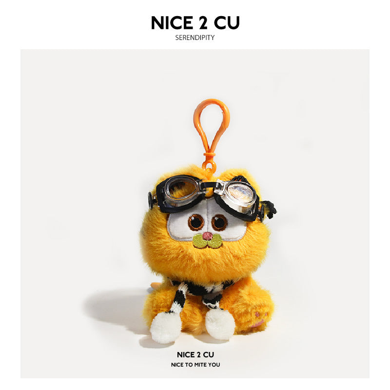 Official Genuine Little Garfield Plush Toy Movie Garfield Family Same Style Garfield Cat Plush Toy