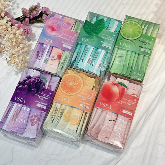 Portable Antibacterial Probiotic Mouthwash Single Pack Fresh Breath Long-lasting Fragrance