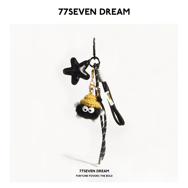 Melard Wind Star miu Bag Charm ins Cute Girl Bag Accessories Keychain Lanyard Hanging Ornament Gift