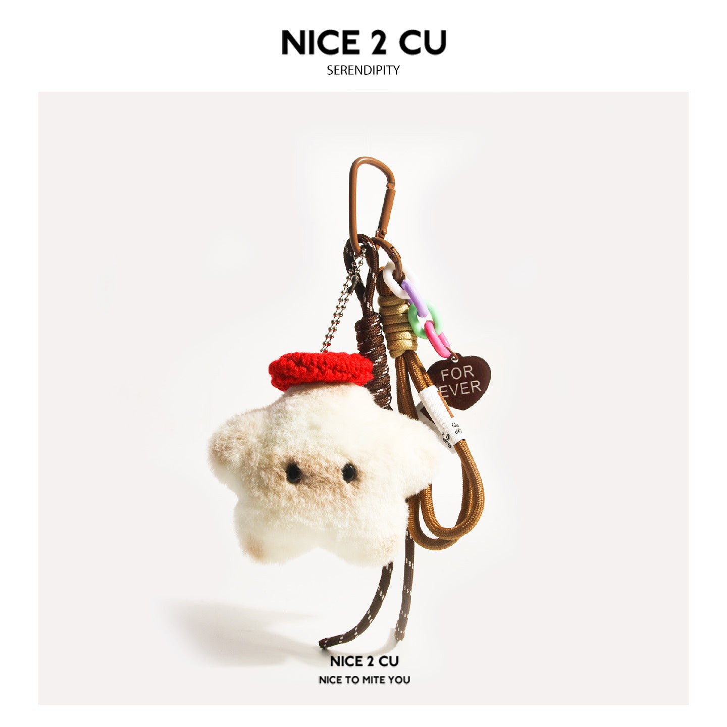 Cute Plush Garo Cat Star Backpack Pendant Car Keychain miu Cartoon Student Trend with Lanyard Accessories