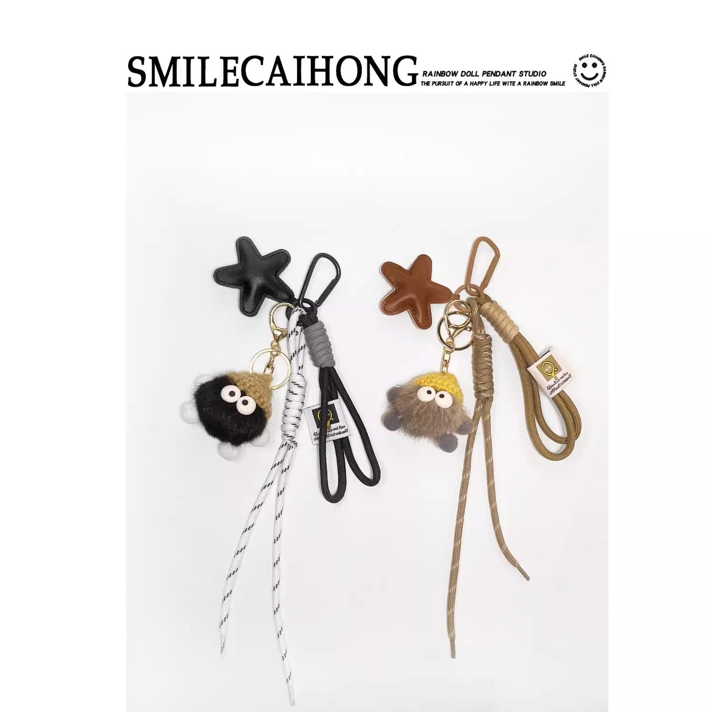 Melard Wind Star miu Bag Charm ins Cute Girl Bag Accessories Keychain Lanyard Hanging Ornament Gift