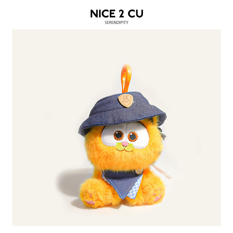 Official Genuine Little Garfield Plush Toy Movie Garfield Family Same Style Garfield Cat Plush Toy