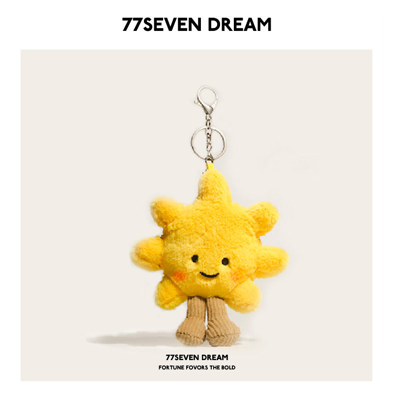 Super Cute Sunflower Backpack Plush Doll Pendant