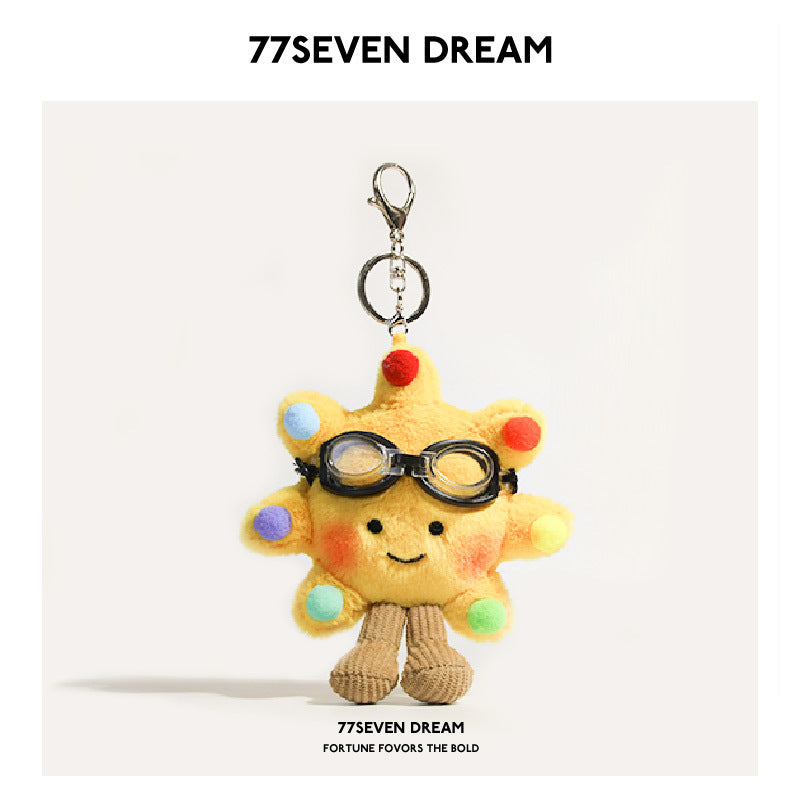 Super Cute Sunflower Backpack Plush Doll Pendant
