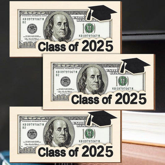 Personalized Wallet Wooden Money Clip Special for Graduation Celebration