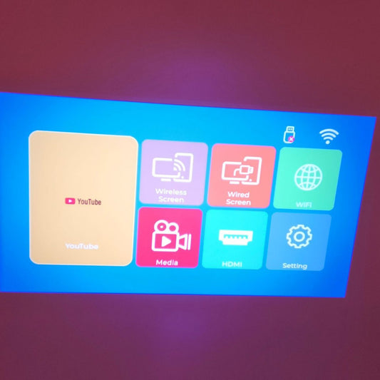 Mini Home HD Projector Cannon Projector Similar to HY300Pro for YouTube
