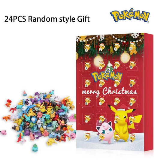 Pocket Monsters Pikachu Themed Christmas Advent Calendar Pokemon Treasure Hunt