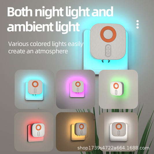 RBG Human Body Induction Lamp with Adjustable Light Color LED Plug-in Type