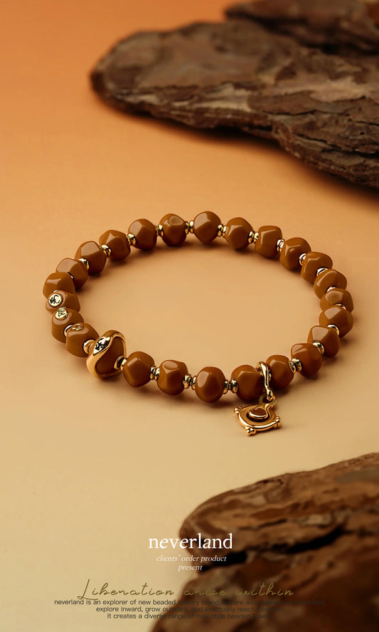 Unique Original ~ All Things Grow Symbolic Blessing Bracelet for Good Fortune