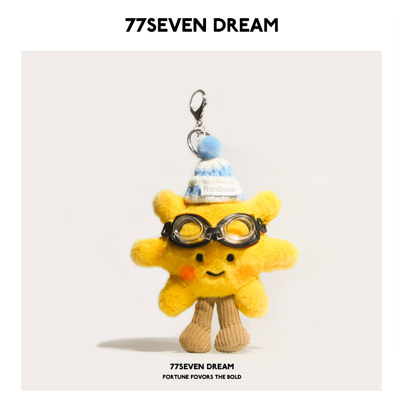 Super Cute Sunflower Backpack Plush Doll Pendant
