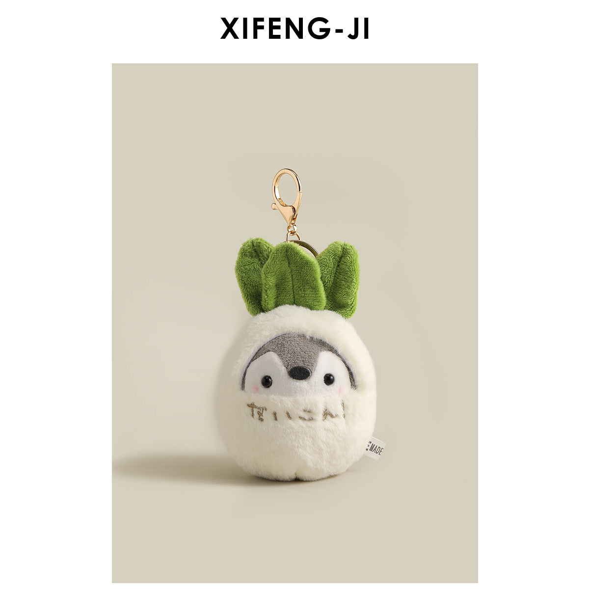 Cute Plush Little Duck Penguin Plush Toy Doll Bag Pendant Backpack Ugly Adorable Hanging Decoration Niche Keychain Gift